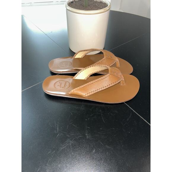 Jack Rodgers Other - Jack Rogers Sullivan Sandals – Men's Size 12, Tan/White, Brand New MSRP $128